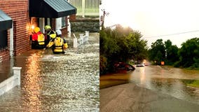 71 water rescue calls completed by Prince George's County officials amid heavy storms