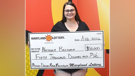 Maryland mom wins $50K on first scratch-off ticket she ever bought