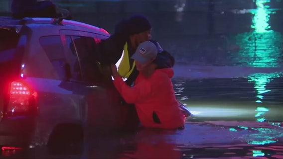 Fox Weather reporter who saved woman from flooded car in Dallas says first responders are true heroes