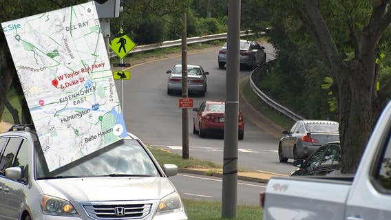 Alexandria officials test program to limit cut-through traffic between I-395 and I-495