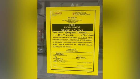 Popular Georgetown Cupcake shop shut down by DC Health Department
