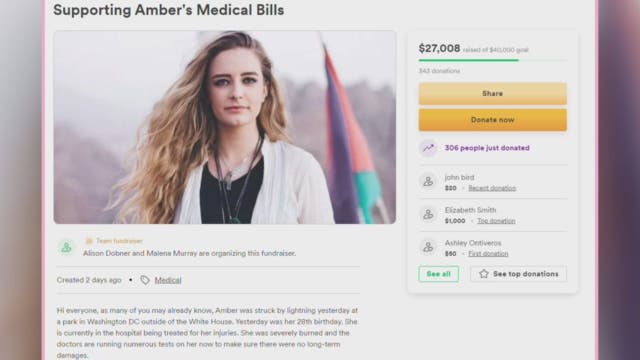 DC lightning strike survivor recovering; friends, family post update on condition