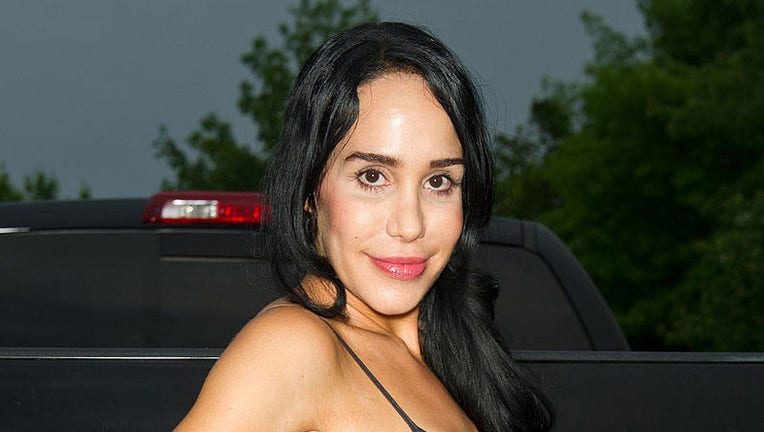 Octomom Nadya Suleman And Shila From The Chio Morning Show Celebrity Pillow Fight Press Conference And Weigh In