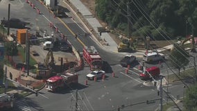 Damaged gas line prompts evacuations in North Bethesda