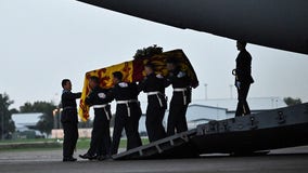 Queen Elizabeth II's coffin arrives at Buckingham Palace
