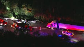 2 dead, several injured after tractor-trailer collides with RV on I-66