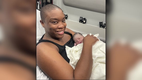 Maryland couple delivers newborn baby in car on side of Route 50 in Bowie on way to hospital