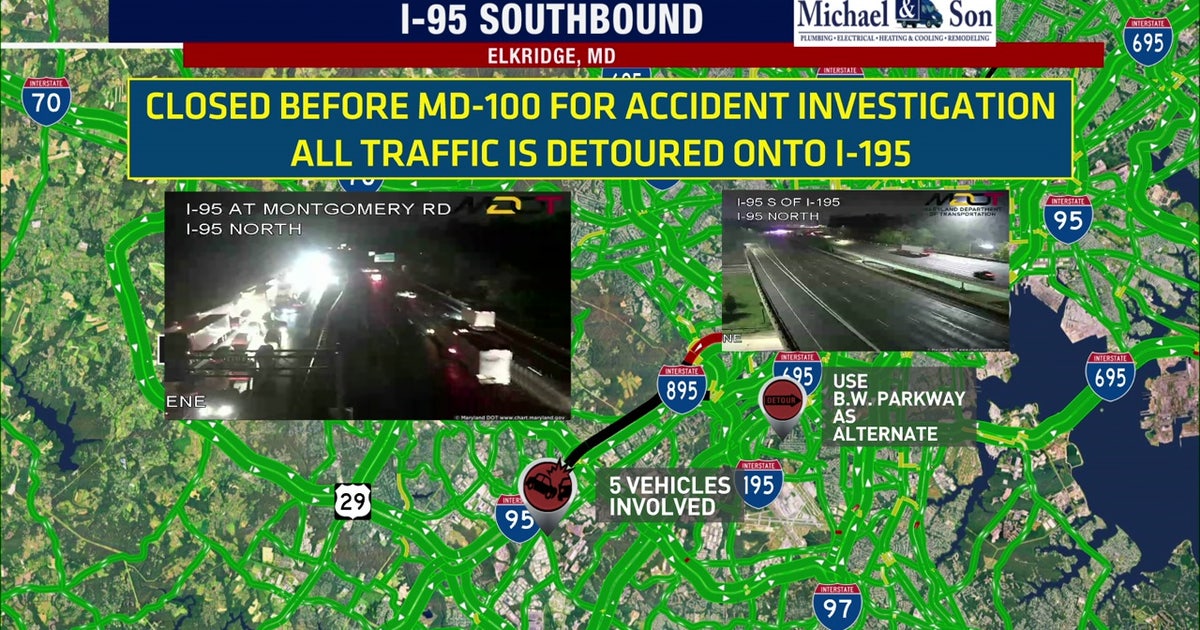 1 dead in early morning crash involving multiple vehicles on I-95 in ...