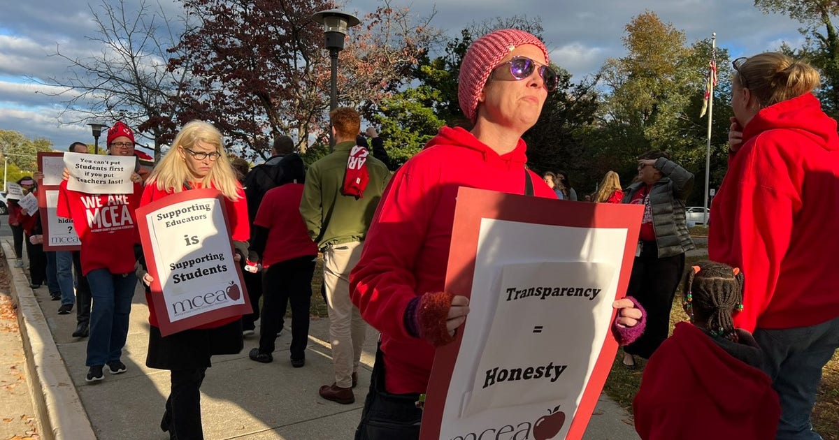 Montgomery County teachers rally for higher pay, diversity and ...