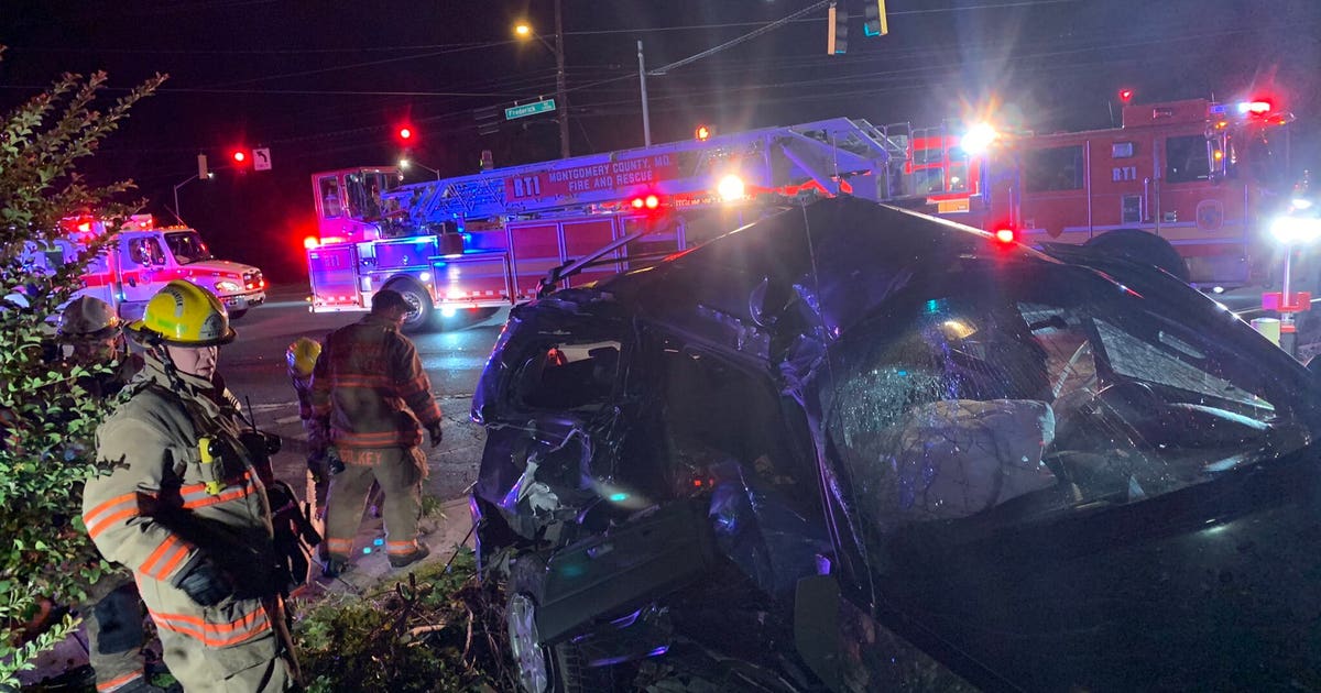 1 killed, 3 hurt after crash in Montgomery County | FOX 5 DC