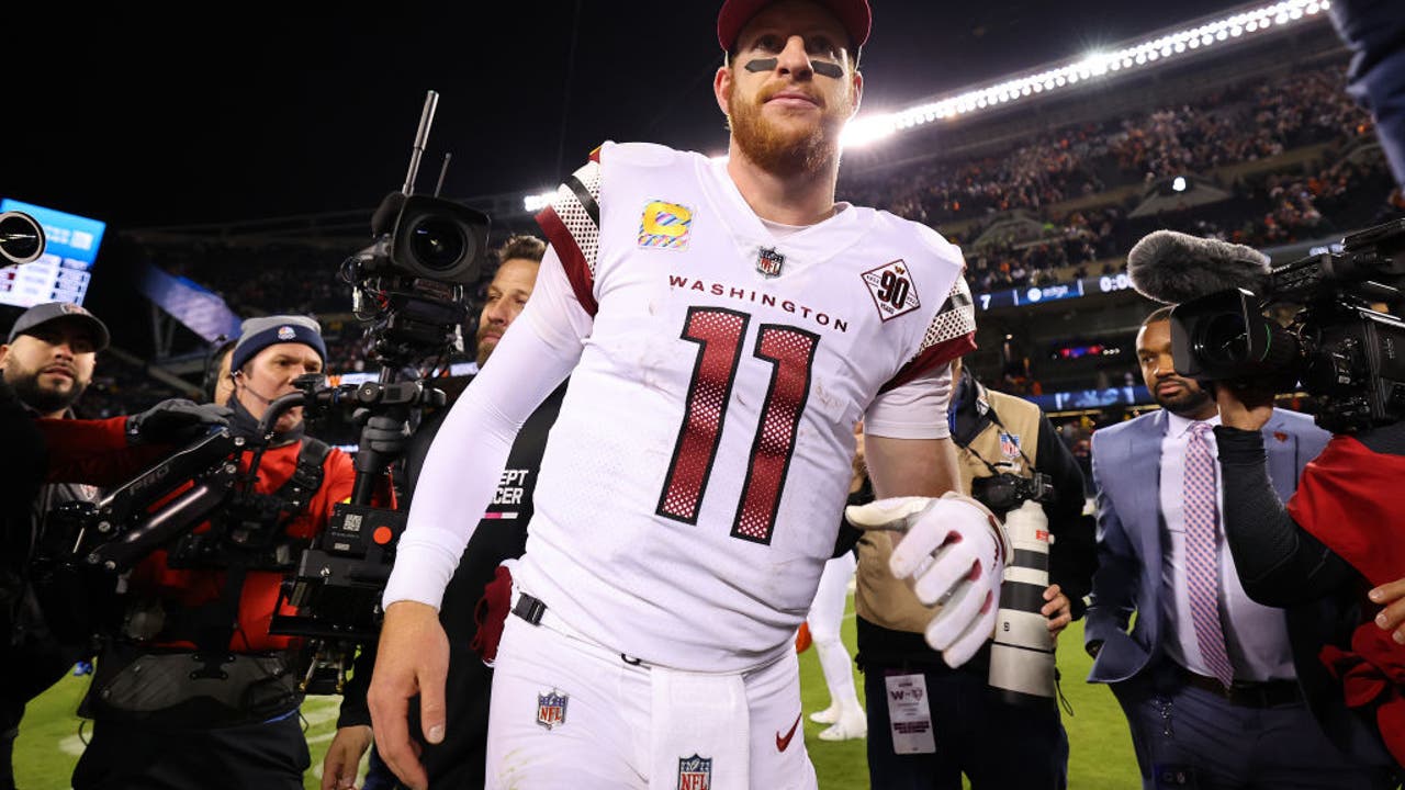 Report: Commanders QB Carson Wentz Has Broken Finger; Plans To See ...