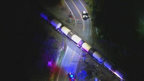 CSX freight train strikes vehicle on tracks outside Baltimore; some MARC Camden Line cancellations