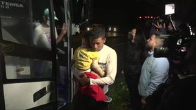 Another bus of migrants dropped off near VP Harris’s DC residence Thursday