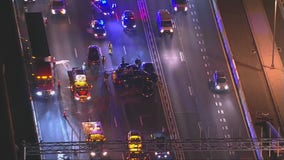 Multiple vehicle crash causes major delays on I-495 in Merrifield