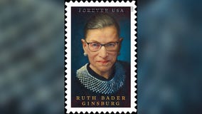 Ruth Bader Ginsburg honored by USPS with new postage stamp