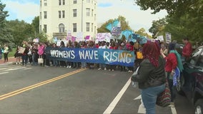 Women's March rallies for reproductive rights in DC ahead of midterm elections