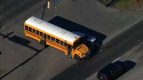 School bus crash in Charles County leaves several seriously injured