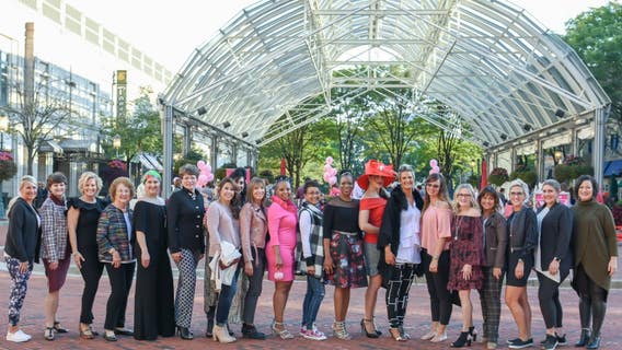 Walking the runway for a cure