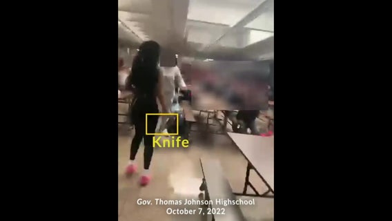 WATCH: Student armed with knife threatens classmate at Frederick Co. high school