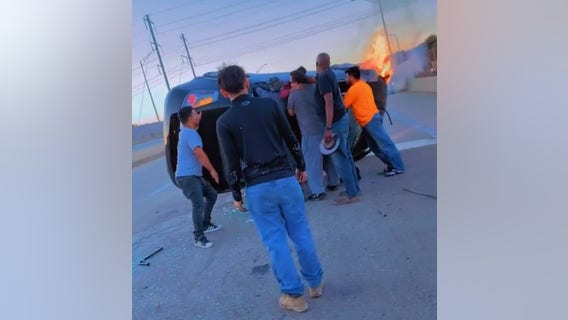 Woman says she rescued newborn from burning car in New Carrollton