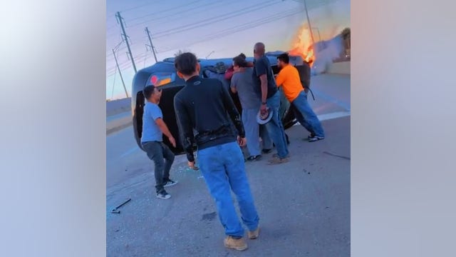 Woman says she rescued newborn from burning car in New Carrollton