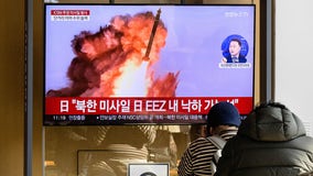 North Korea test-launches ballistic missile capable of striking anywhere in US
