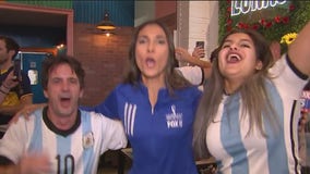Argentina fans celebrate World Cup victory at Lunas De Buenos Aires