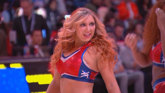 Wizards dancer serves as a Marine, studies law at American University