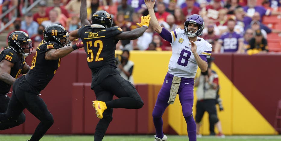 Taylor Heinicke, Commanders can't hold lead as Kirk Cousins, Vikings boost  winning streak to six – The Virginian-Pilot