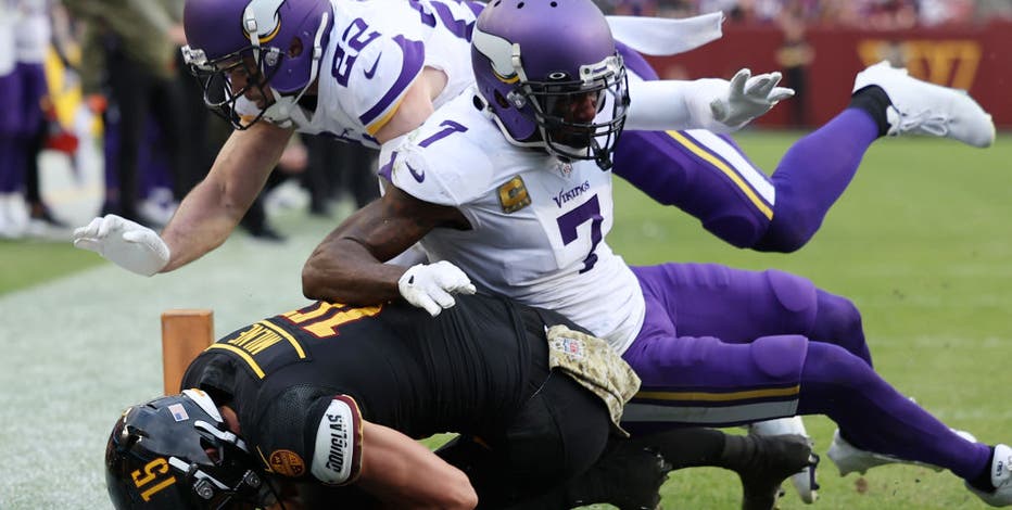 Fourth quarter comeback gives Vikings 20-17 win over Commanders