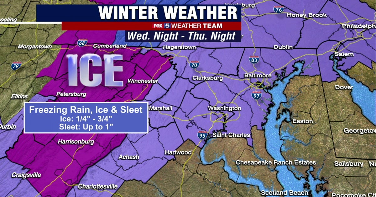 Freezing rain, ice, sleet could make for a treacherous storm across DC ...
