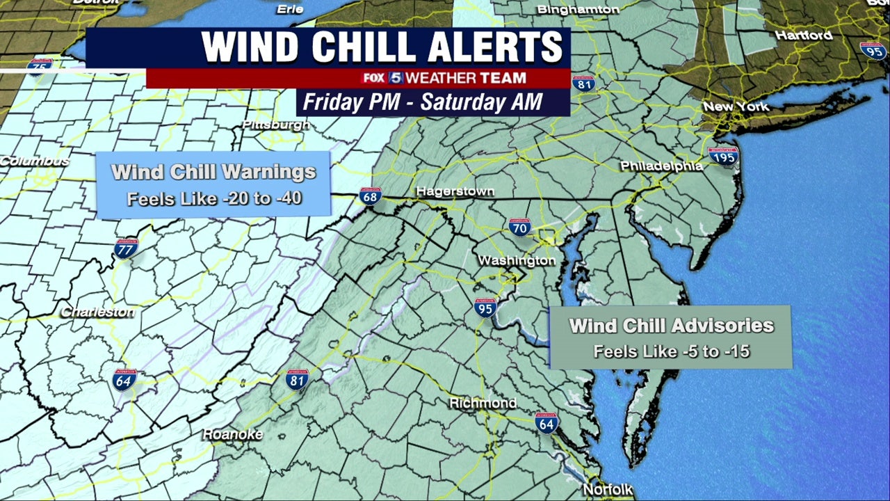 Arctic Blast Brings Frigid Temperatures, Gusty Conditions To DC Area ...