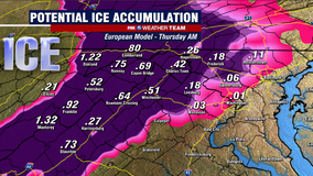 Virginia warns of wintry mix for NoVa drivers late Wednesday, early Thursday