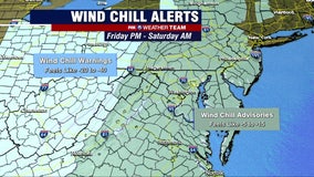 Arctic blast brings frigid temperatures, gusty conditions to DC area