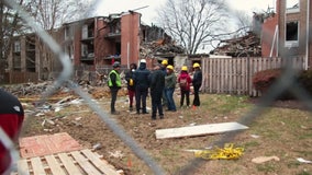 Displaced Gaithersburg condo explosion residents visit, but cannot salvage belongings from rubble