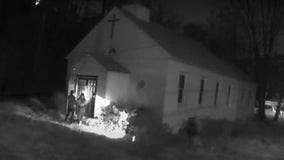 Video shows suspects breaking into historic Black church in Potomac