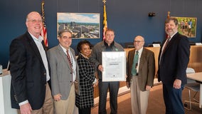 Parks manager honored for courageous efforts during Gaithersburg plane crash