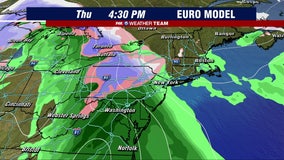 Wintry mix for DC region possible later this week