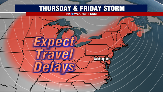 Winter storm 'bomb cyclone' expected to cause travel nightmare across DC region ahead of Christmas weekend