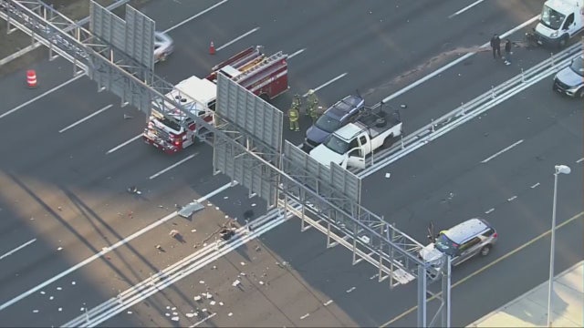 Multi-vehicle crash on I-495 in Fairfax County leaves 1 dead