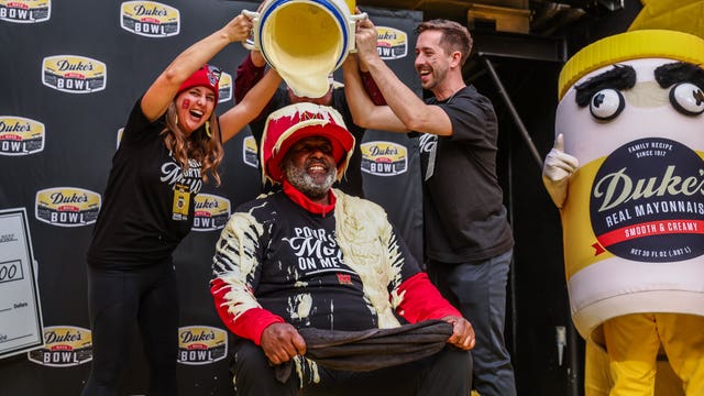 UMD wins Duke's Mayo Bowl; Locksley gets mayonnaise bath
