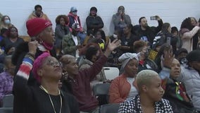 Karon Blake's family, supporters demand justice at community rally in Northeast