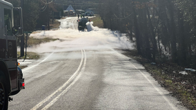 Carbon dioxide leak causes shut down on Charles County roadway