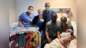 DC region's first baby of the 2023 New Year born at Holy Cross Hospital in Silver Spring