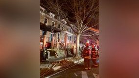 11 children, 4 adults displaced after fire breaks out at Northwest DC rowhome