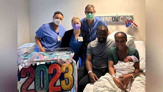 DC region's first baby of the 2023 New Year born at Holy Cross Hospital in Silver Spring