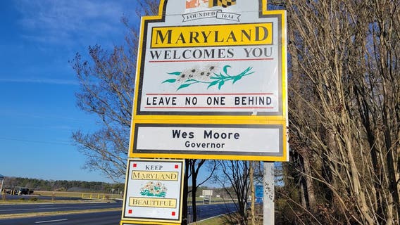 As Wes Moore takes office, Maryland also races to update signage with the Governor's name