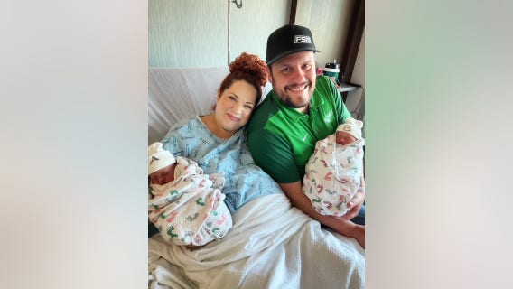 North Texas twins born in different years