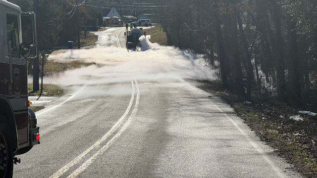 Carbon dioxide leak causes shut down on Charles County roadway