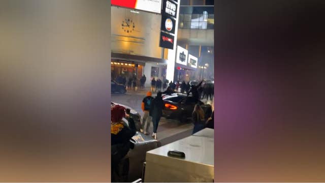 WATCH: Cars seen doing donuts at busy downtown Silver Spring intersection